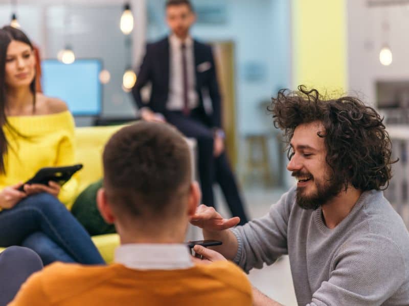 Group of professionals in a meeting