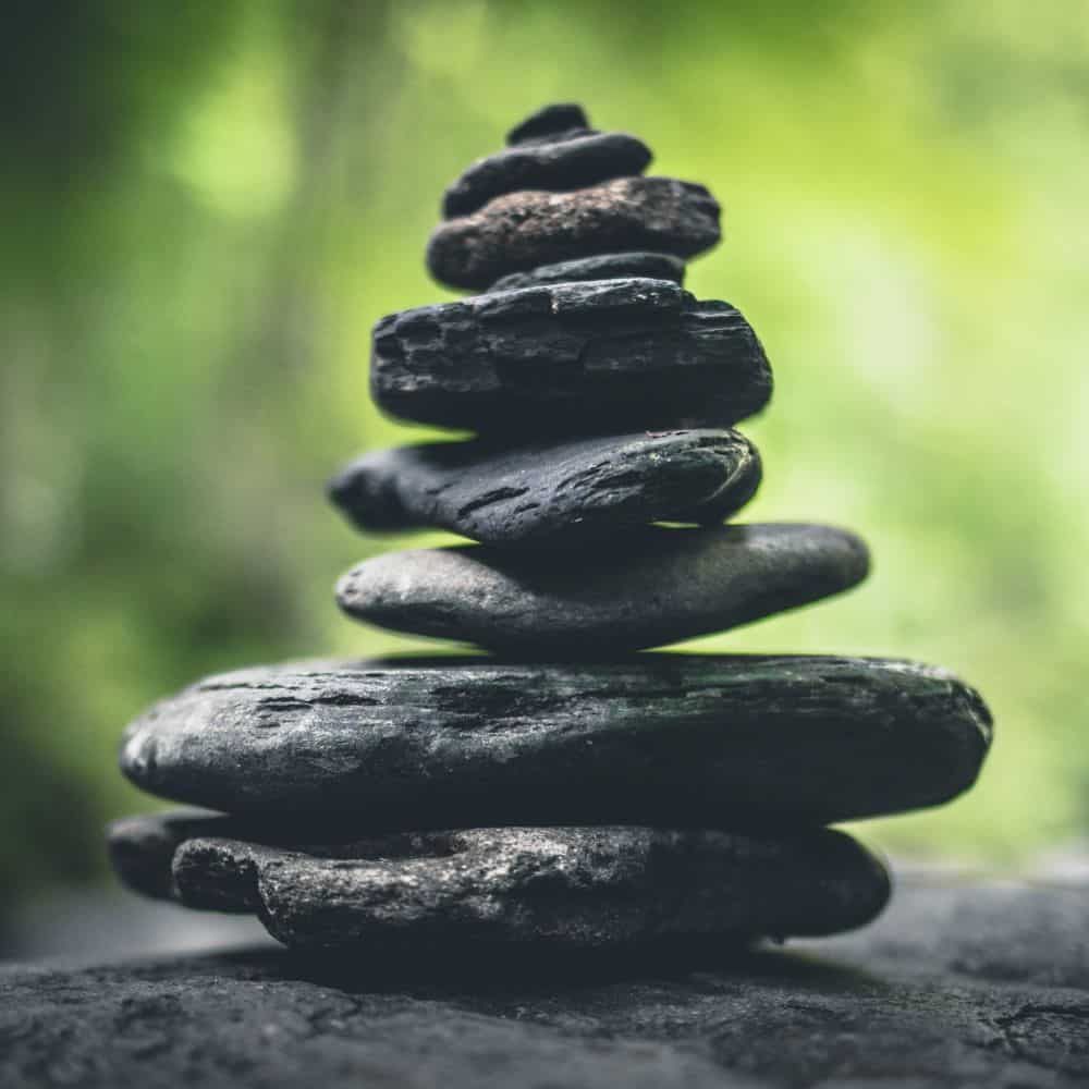 Image of pebbles stacked on top of each other