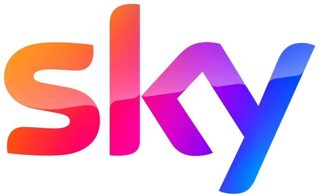 Sky logo (white)