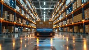 Robot in a warehouse