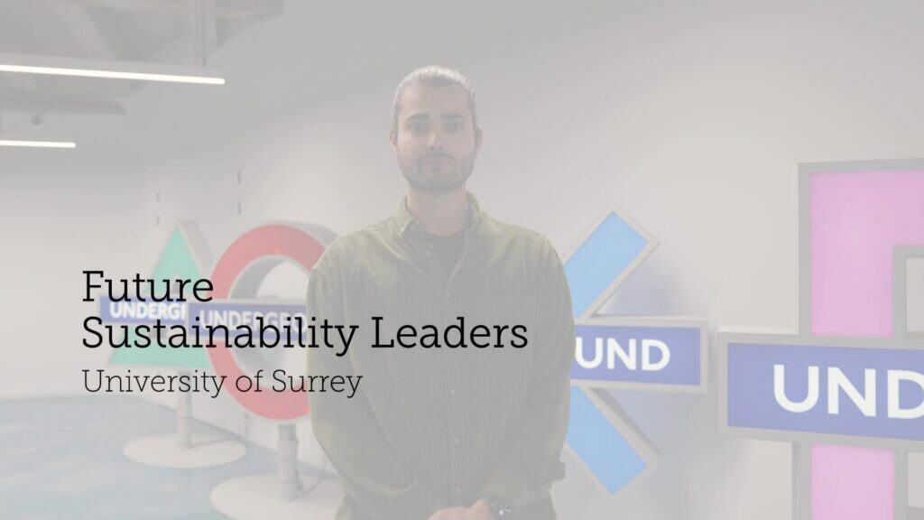 Thumbnail and title of main speaker from University of Surrey video